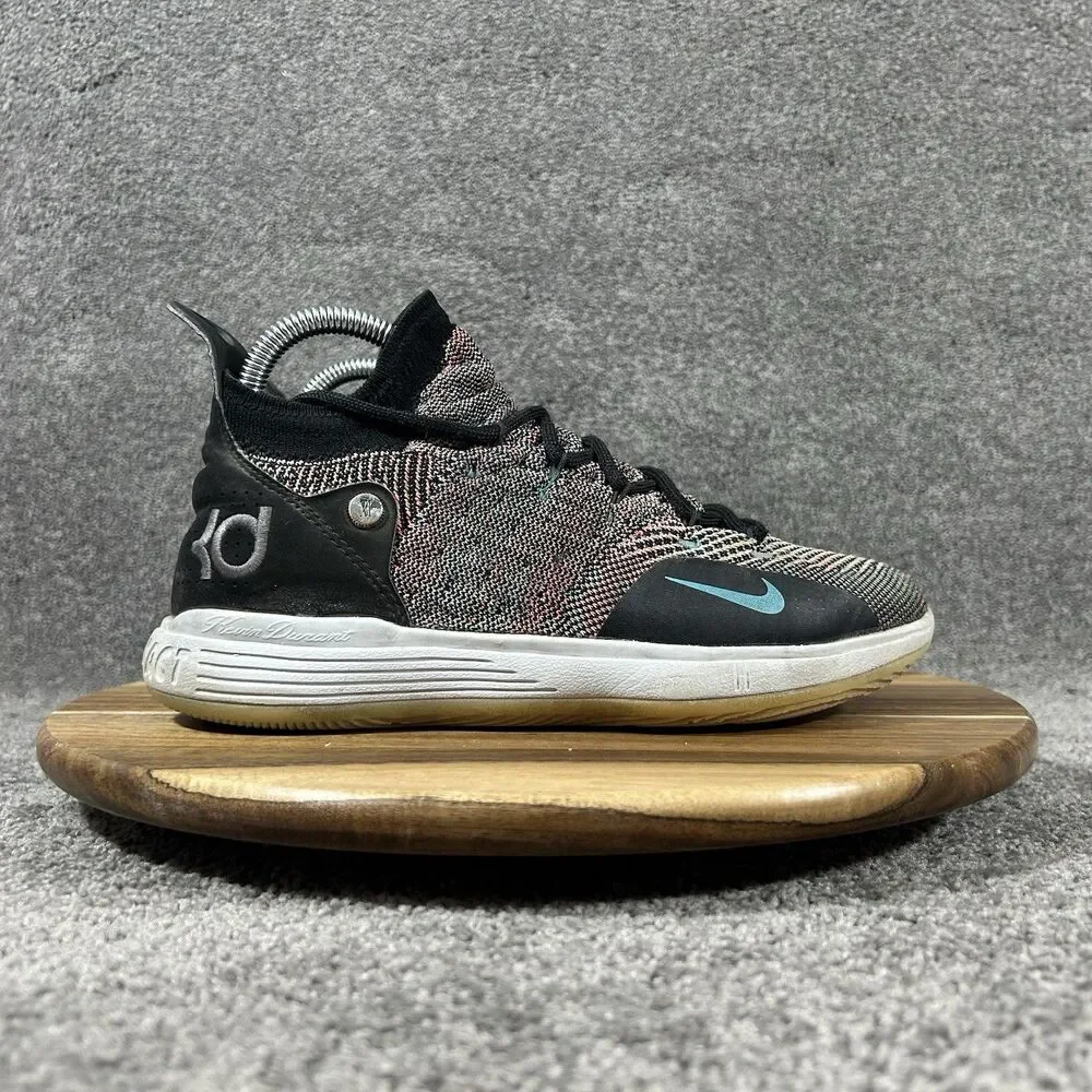 Nike Zoom KD 11 GS AH3465-001 Youth Size 5Y Multi Color Basketball Shoes Used